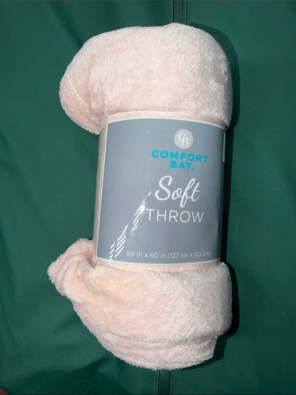 Comfort Bay Light Pink Blanket 50x60